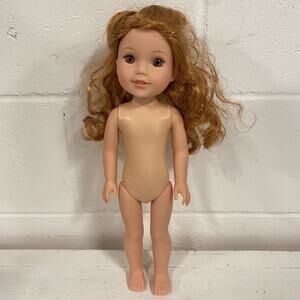American Girl Wellie Wisher Willa 14.5in Red Hair Hazel Eyes 2 NEEDS TLC